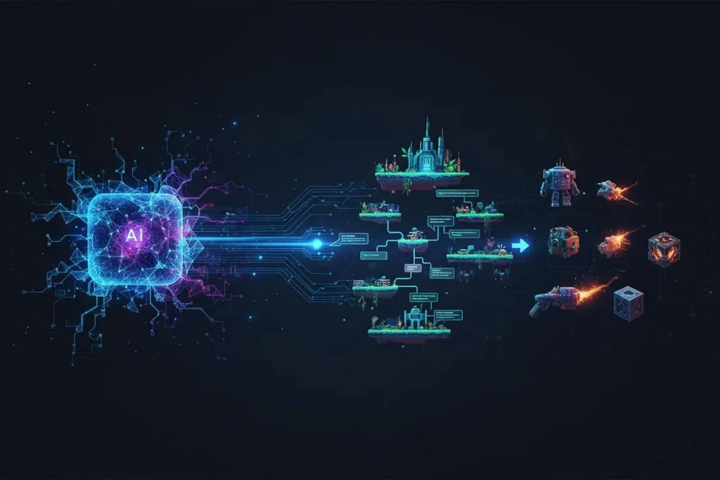 Генеративный контент: создание игровых уровней, сценариев и ассетов при помощи ИИ в 2025 году Генеративный контент: создание игровых уровней, сценариев и ассетов при помощи ИИ в 2025 году