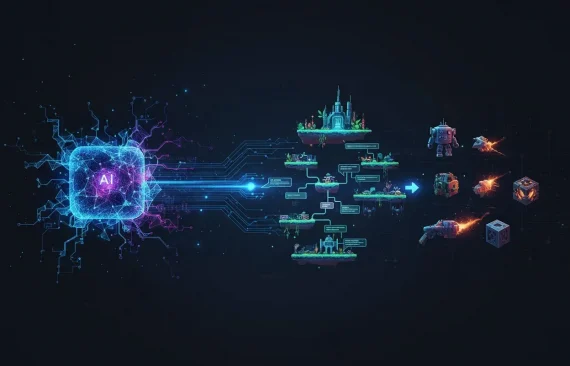 Генеративный контент: создание игровых уровней, сценариев и ассетов при помощи ИИ в 2025 году